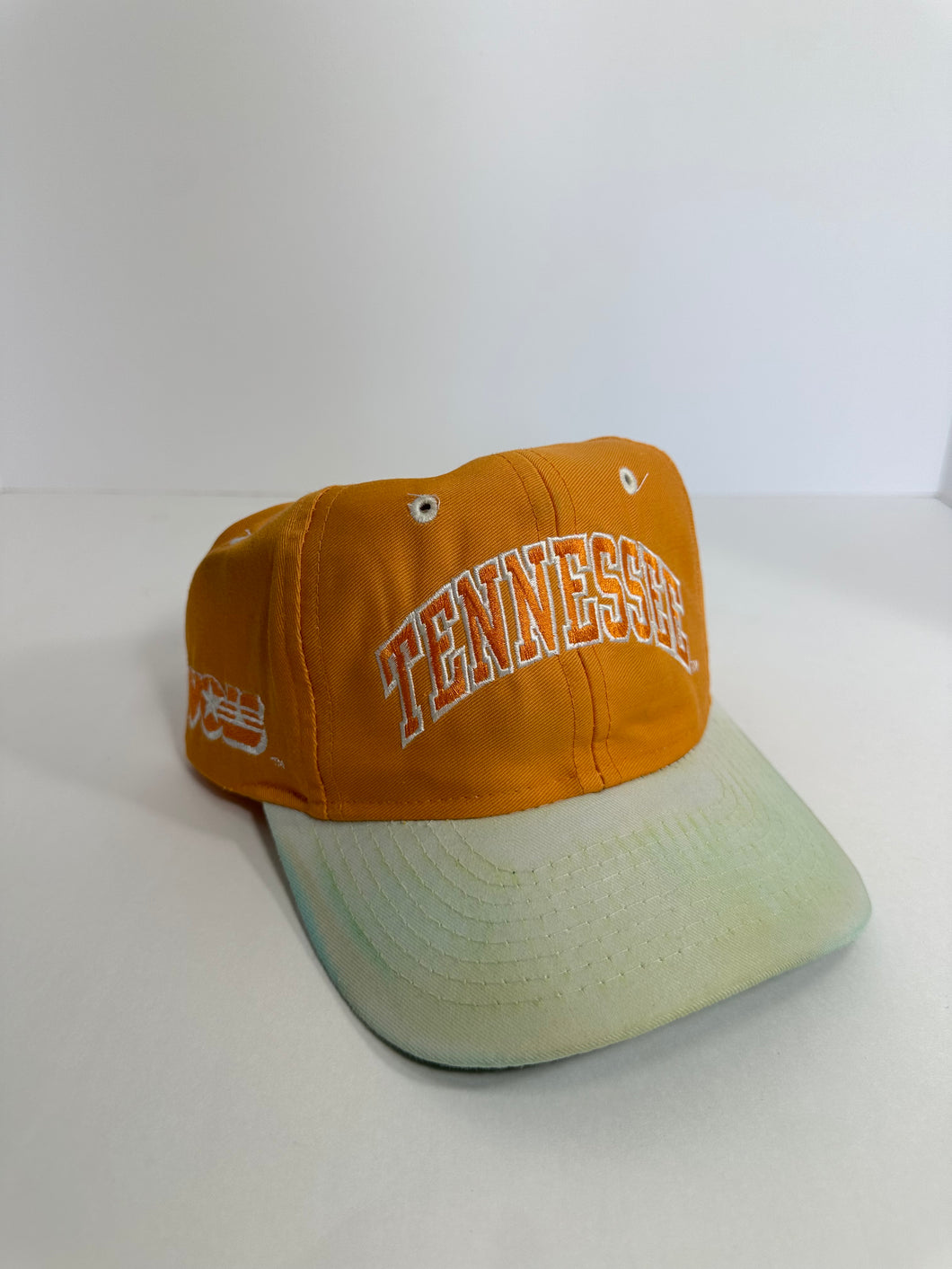Vintage Tennessee Volunteers Script Two Tone 1990s Snapback Hat