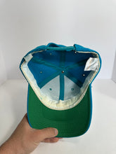 Load image into Gallery viewer, Vintage Charlotte Hornets Script 100% Wool 1980s Snapback Hat
