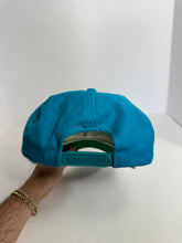 Load image into Gallery viewer, Vintage Charlotte Hornets Script 100% Wool 1980s Snapback Hat
