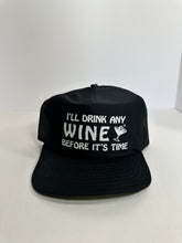Load image into Gallery viewer, Vintage Ill Drink Any Wine Before its Time 1980s Snapback Hat
