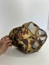 Load image into Gallery viewer, Vintage Levi Garrett Duck Chewing Tobacco Camo 1980s Trucker Hat
