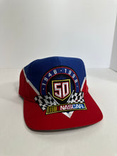 Load image into Gallery viewer, Vintage NASCAR 50th Anniversary 1990s Snapback Hat
