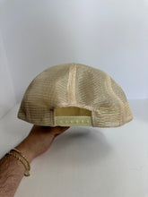Load image into Gallery viewer, Vintage Deer Hunting Brown Creme Two Tone 1980s Trucker Hat
