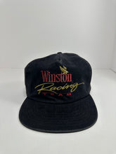Load image into Gallery viewer, Vintage Winston Racing Team 1990s Suede Snapback Hat
