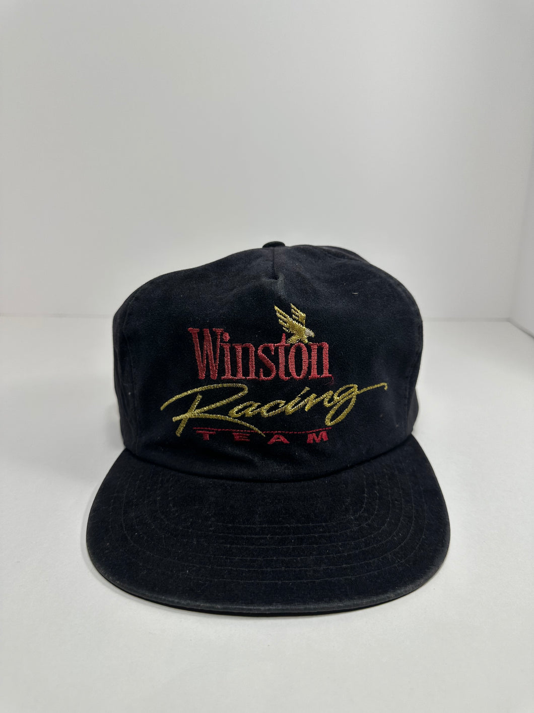 Vintage Winston Racing Team 1990s Suede Snapback Hat