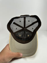 Load image into Gallery viewer, Y2K Von Dutch Creme Brown Suede Felt Two Tone Trucker Hat
