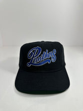 Load image into Gallery viewer, Vintage Carolina Panthers Script 1990s Nutmeg Snapback Hat

