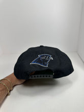 Load image into Gallery viewer, Vintage Carolina Panthers Script 1990s Nutmeg Snapback Hat
