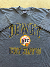 Load image into Gallery viewer, Vintage Miller Lite Lifeguard Dewey Beach 1999 Staff Tee (XL)
