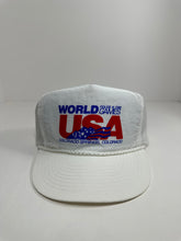 Load image into Gallery viewer, Vintage Team USA World Police and Fire Games 1993 Strapback Hat
