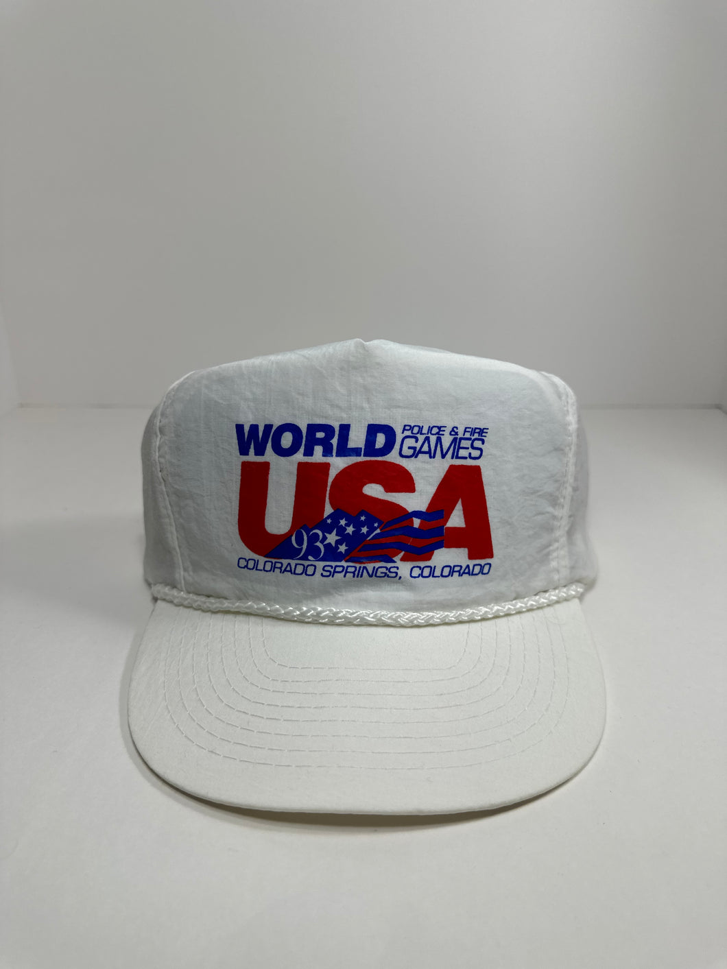 Vintage Team USA World Police and Fire Games 1993 Strapback Hat