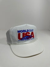 Load image into Gallery viewer, Vintage Team USA World Police and Fire Games 1993 Strapback Hat
