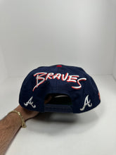 Load image into Gallery viewer, Vintage Atlanta Braves 1990s MLB Snapback Hat

