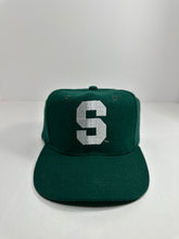 Load image into Gallery viewer, Vintage Michigan State Spartans Front Row Wool 1990s Snapback Hat
