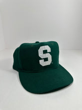 Load image into Gallery viewer, Vintage Michigan State Spartans Front Row Wool 1990s Snapback Hat
