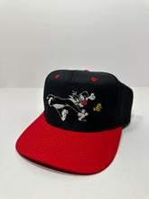 Load image into Gallery viewer, Vintage Tweety and Sylvester 1990s Looney Tunes Snapback Hat
