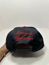Load image into Gallery viewer, Vintage Tweety and Sylvester 1990s Looney Tunes Snapback Hat
