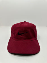 Load image into Gallery viewer, Vintage Nike Essential Swoosh Red 1990s Snapback Hat
