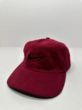 Load image into Gallery viewer, Vintage Nike Essential Swoosh Red 1990s Snapback Hat
