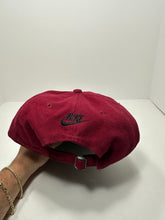 Load image into Gallery viewer, Vintage Nike Essential Swoosh Red 1990s Snapback Hat
