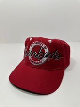 Load image into Gallery viewer, Vintage Arkansas Razorbacks Circle Script The Game 1990s Snapback Hat
