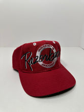 Load image into Gallery viewer, Vintage Arkansas Razorbacks Circle Script The Game 1990s Snapback Hat
