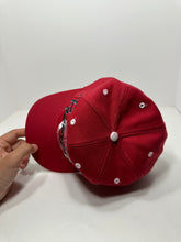 Load image into Gallery viewer, Vintage Arkansas Razorbacks Circle Script The Game 1990s Snapback Hat
