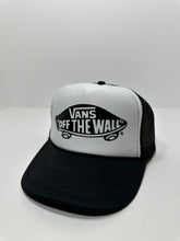 Load image into Gallery viewer, Early 2000&#39;s Vans off the Wall Trucker Snapback Hat
