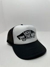 Load image into Gallery viewer, Early 2000&#39;s Vans off the Wall Trucker Snapback Hat
