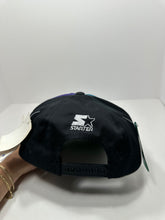 Load image into Gallery viewer, Vintage Charlotte Hornets Starter Tri Power 1990s Snapback Hat
