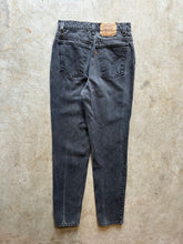 Load image into Gallery viewer, Vintage Levis Orange Tab Womens 912 Slim Fit Tapered Long Black Faded Denim Jeans (11)
