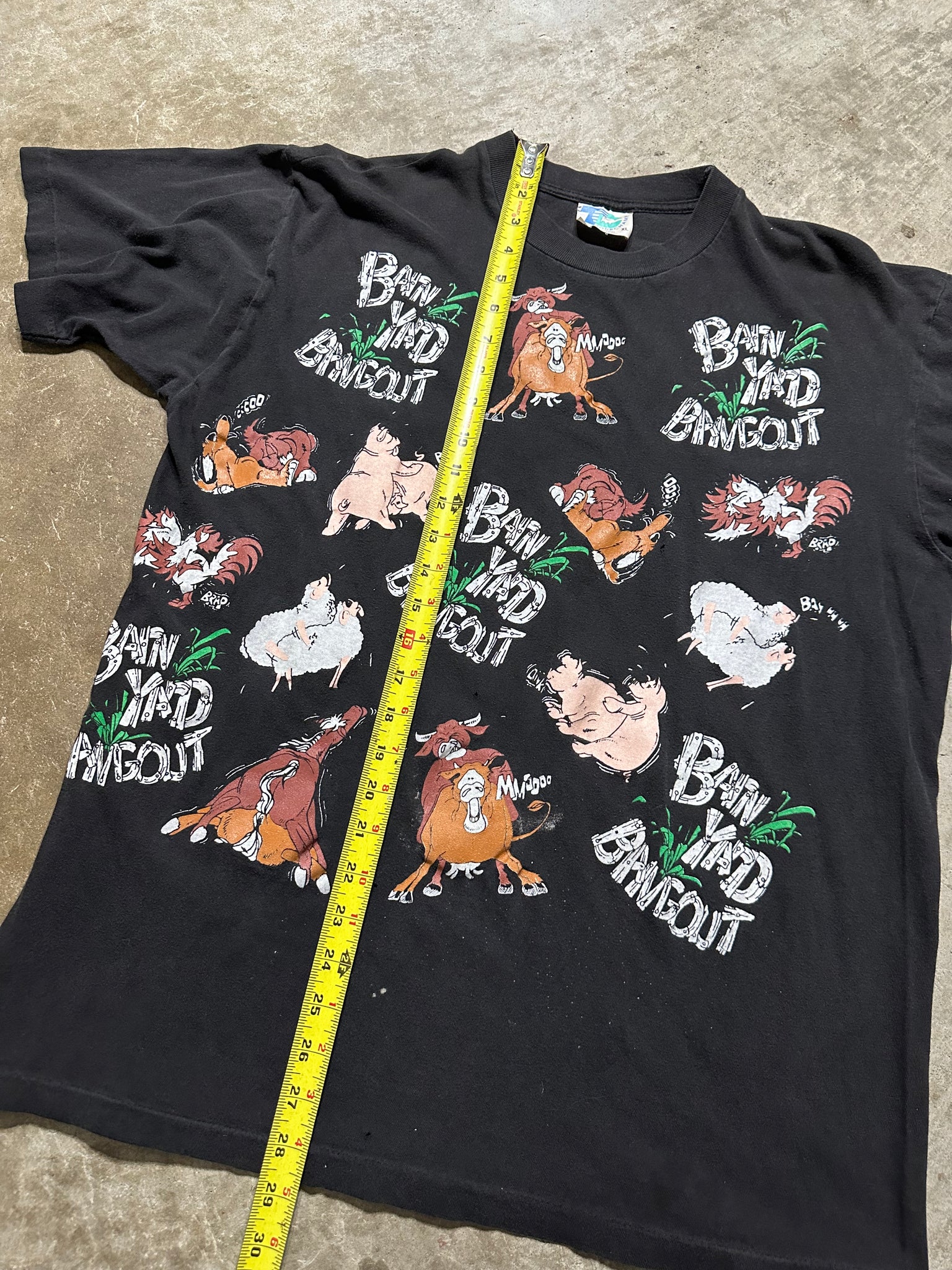 Vintage Barnyard Bangout Farm Animals Sex Parody Tee (Large) – Chubba  Vintage