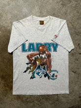 Load image into Gallery viewer, Vintage Charlotte Hornets Larry Johnson Breakthrough Nutmeg Tee (Large)
