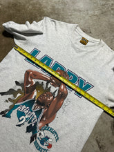 Load image into Gallery viewer, Vintage Charlotte Hornets Larry Johnson Breakthrough Nutmeg Tee (Large)
