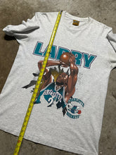 Load image into Gallery viewer, Vintage Charlotte Hornets Larry Johnson Breakthrough Nutmeg Tee (Large)
