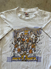 Load image into Gallery viewer, Vintage Los Angeles Lakers 1988 Back to Back NBA Champions Graphic T-Shirt (Large)
