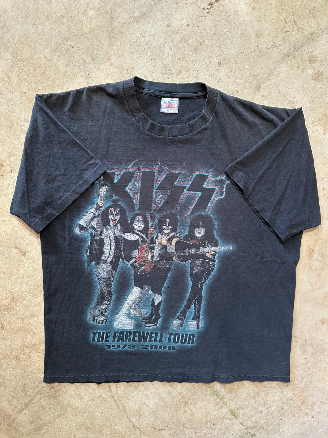 Vintage KISS World Tour 2000 Double Sided Graphic T-Shirt (XL)