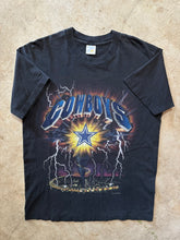 Load image into Gallery viewer, Vintage Dallas Cowboys Riding the Storm Lightning 1990&#39;s Graphic T-Shirt (Large)
