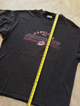 Load image into Gallery viewer, Vintage Carolina Hurricanes NHL Spell Out Black 1990&#39;s T-Shirt (XL)
