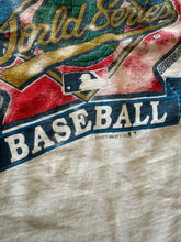 Load image into Gallery viewer, Vintage Atlanta Braves Toronto Blue Jays 1992 World Series Ticket Stub T-Shirt (Boxy L/XL)
