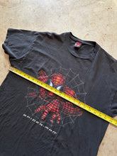 Load image into Gallery viewer, Vintage Spiderman 2002 Movie Promo Black Graphic T-Shirt (Large)
