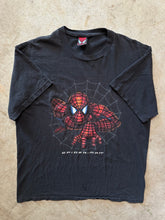 Load image into Gallery viewer, Vintage Spiderman 2002 Movie Promo Black Graphic T-Shirt (Large)

