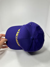 Load image into Gallery viewer, Vintage Minnesota Vikings Starter Arch Script 1990s Snapback Hat
