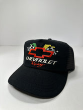 Load image into Gallery viewer, Vintage Chevy Racing Bow Tie Nascar 1990s Snapback Hat
