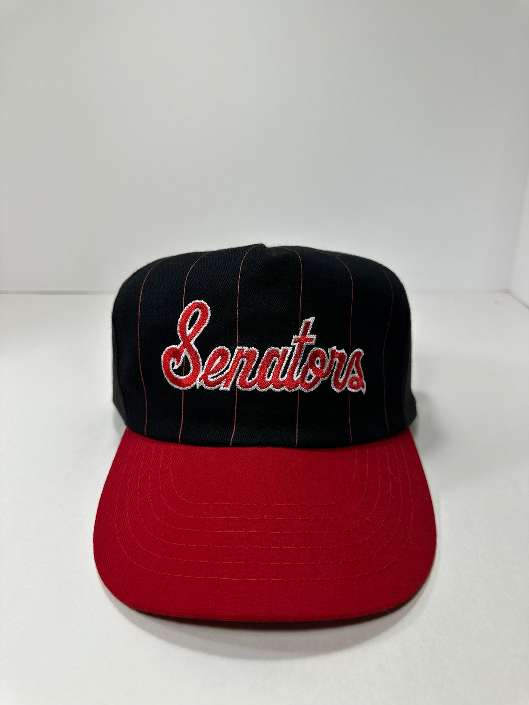 Vintage Ottawa Senators Pin Stripe 1990s NHL Snapback Hat