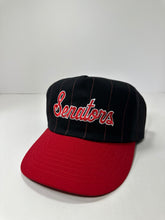 Load image into Gallery viewer, Vintage Ottawa Senators Pin Stripe 1990s NHL Snapback Hat
