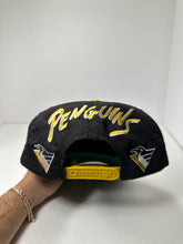 Load image into Gallery viewer, Vintage Pittsburgh Penguins 1990s NHL Snapback Hat
