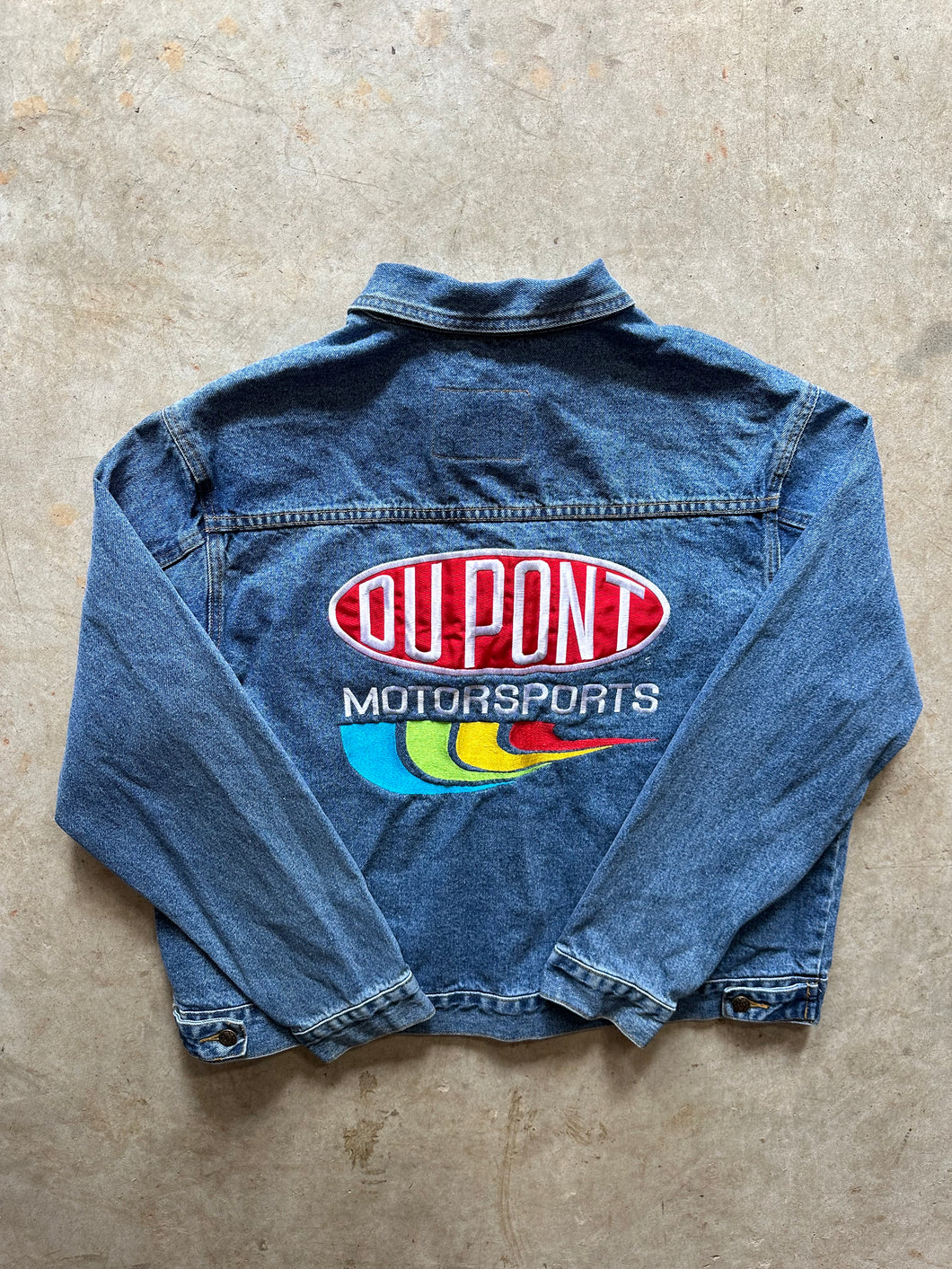 Vintage Jeff Gordon NASCAR 90s Denim Jacket (XL)