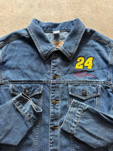 Load image into Gallery viewer, Vintage Jeff Gordon NASCAR 90s Denim Jacket (XL)
