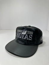 Load image into Gallery viewer, Vintage Georgetown Hoyas 1990s Leather Snapback Hat
